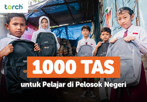 1000 Tas Torch untuk Pelajar di Pelosok Negeri