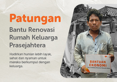 Patungan Renovasi Rumah Keluarga Prasejahtera