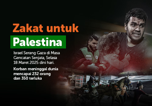 Zakat untuk kemanusiaan Palestina 