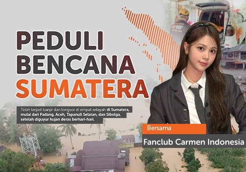  Peduli Banjir Sumatera bersama Fanclub Carmen Hearts2Hearts Indonesia