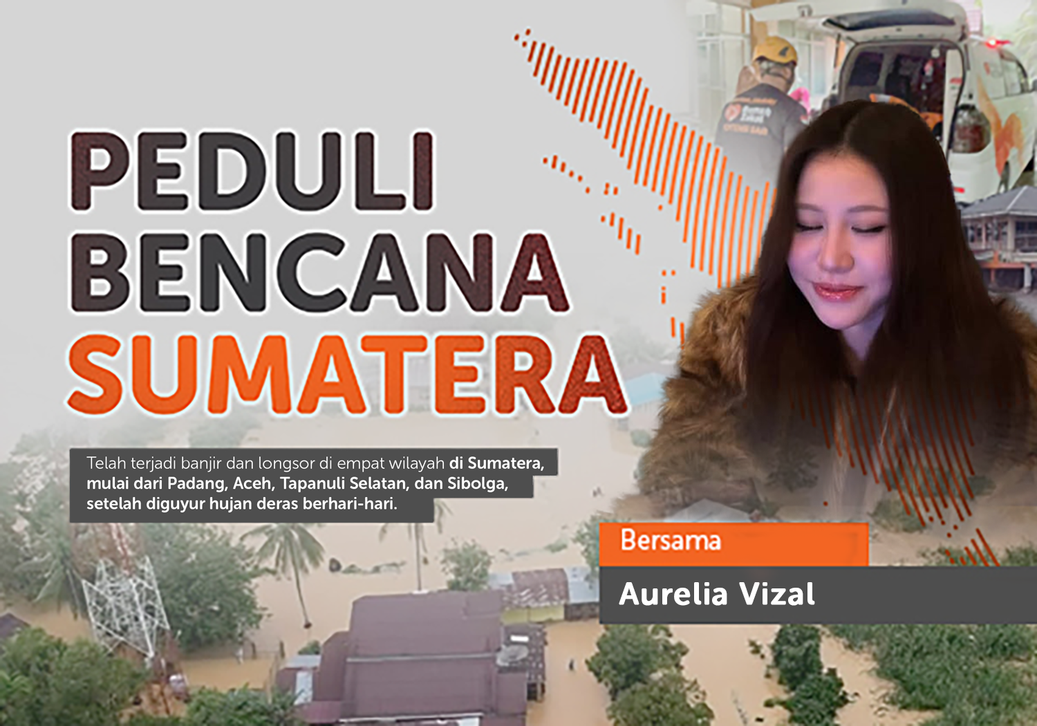Aurelia Vizal Peduli Banjir Sumatera