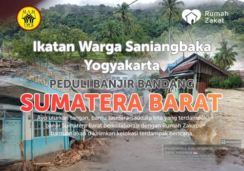 Peduli Banjir Sumatera Bersama Ikatan Warga Saniangbaka (IWS) Yogyakarta