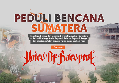 Peduli Bencana Sumatera Bersama Voice Of Baceprot
