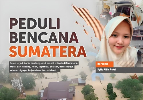 Syifa Ulia Putri Peduli Sumatera