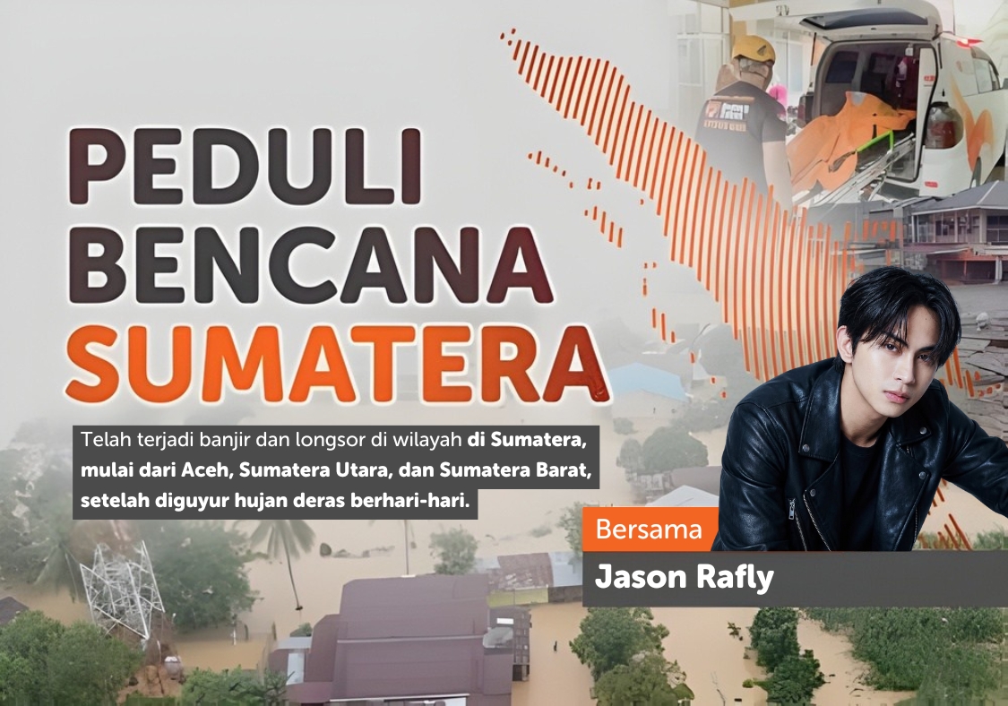 Peduli Bencana Sumatera Bersama Jason Rafly