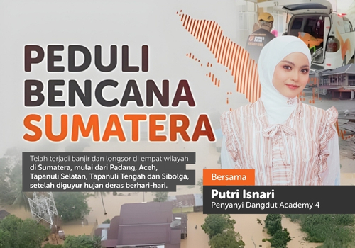 Putri Isnari Peduli Banjir Sumatera