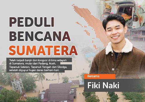 Fiki Naki Peduli Banjir Sumatera