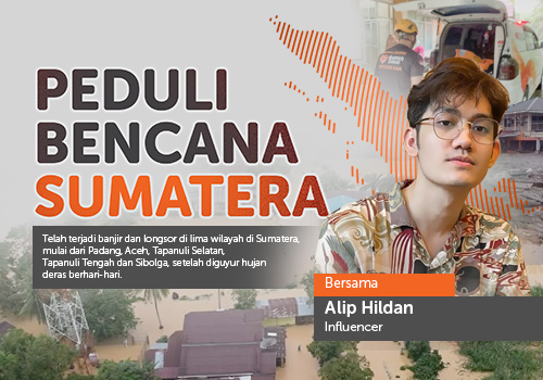 Alip Hildan Peduli Bencana Sumatera