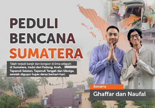 Ghaffar Dan Naufal Peduli Bencana Sumatera