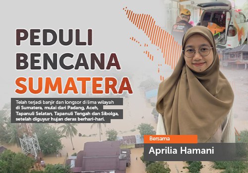 Aprilia Hamani Peduli Sumatera