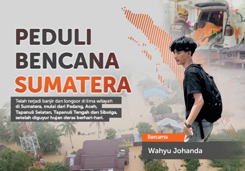 Wahyu Johanda Peduli Bencana Sumatera