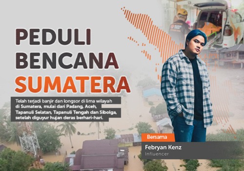 Febryan Kenz Peduli Bencana Sumatera