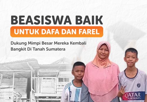 Beasiswa Baik Untuk Farel Dan Daffa