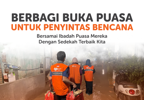 Berbagi Buka Puasa Untuk Penyintas Bencana