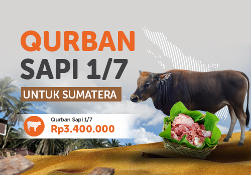 Qurban Sapi 1/7 Untuk Sumatera