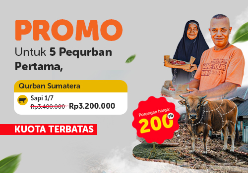 Qurban Sapi 1/7 Untuk Sumatera