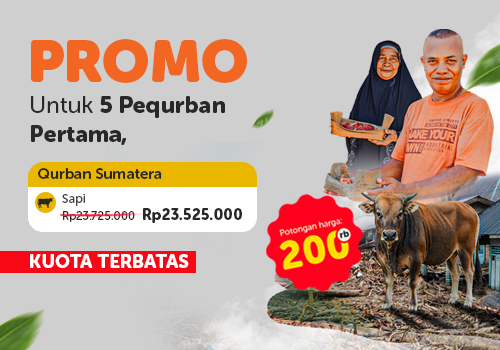 Qurban Sapi Untuk Sumatera