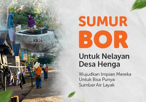 Sumur Bor Untuk Nelayan Desa Henga