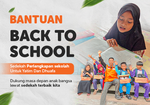 Sedekah Bantu Pendidikan Yatim Dhuafa