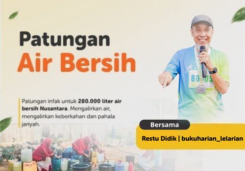 Patungan Air Bersih Bersama Restu Didik