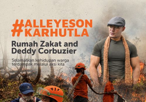 Deddy Corbuzier Bersama Rumah Zakat Peduli Karhutla Indonesia